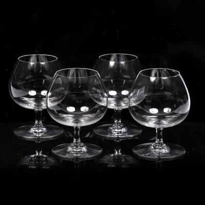 Lot 288 - A set of four brandy balloons