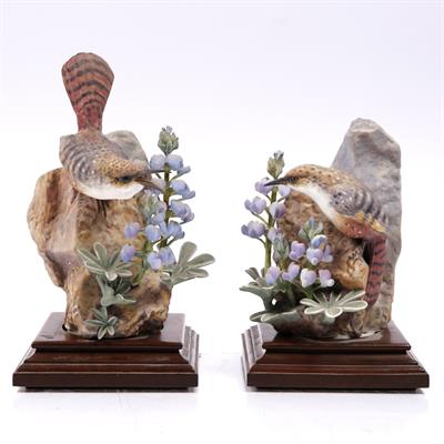 Lot 295 - A Royal Worcester 'Canyon Wren with Wild Lupin'