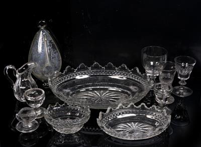 Lot 329 - A small group of 19th Century glass ware