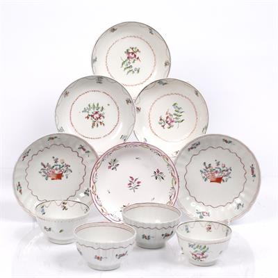 Lot 338 - A small collection of New Hall porcelain (10)