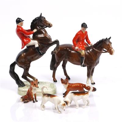 Lot 346 - Two Beswick Huntsman