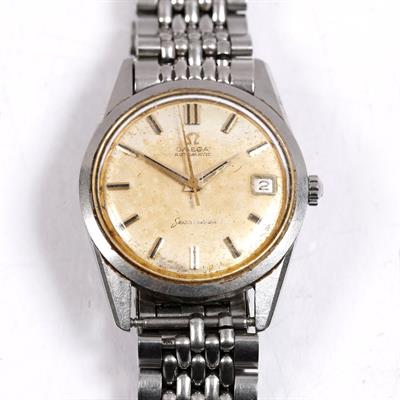 Lot 405 - A gentleman's Omega Seamaster stainless steel wrist watch