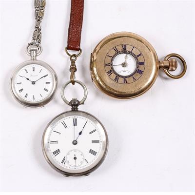 Lot 452 - A collection of three pocket watches