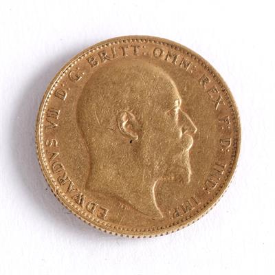 Lot 493 - An Edwardian gold sovereign