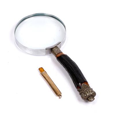 Lot 501 - A 9ct gold pencil holder