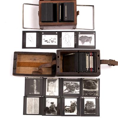 Lot 7 - A SMALL COLLECTION OF EARLY 20TH CENTURY MAGIC LANTERN SLIDES