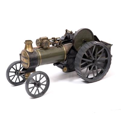 Lot 63 - A SCALE MODEL TRANCTION ENGINE