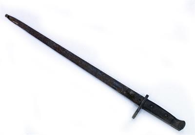 Lot 81 - AN OLD STEEL BAYONET