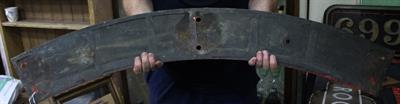 Lot 124 - A CAST BRASS LOCOMOTIVE NAME PLATE