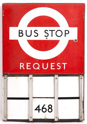 Lot 146 - A VINTAGE LONDON BUS STOP