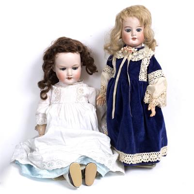 Lot 194 - AN ARMAND MARSEILLE BISQUE HEADED DOLL