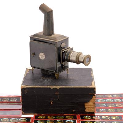 Lot 202 - AN ERNST PLANK 'THE STANDARD' MAGIC LANTERN