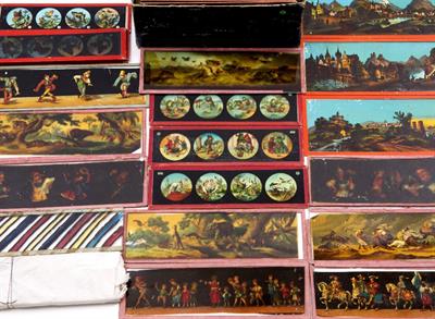 Lot 205 - A GROUP OF GERMAN 19TH CENTURY MAGIC LANTERN SLIDES