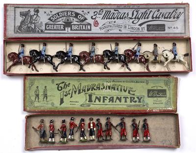 Lot 208 - BRITAINS THIRD MADRAS LIGHT CAVALRY FIGURES (8)