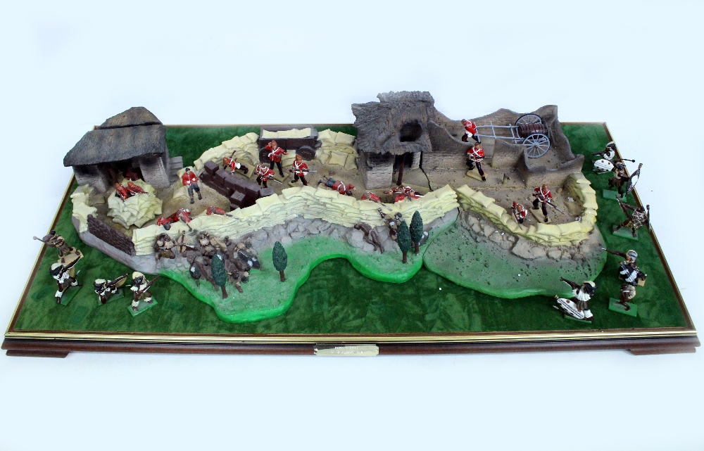 Lot 241 - W. BRITAINS ZULU WAR" RORKE'S DRIFT 1879 LIMITED EDITION NO. 0736"