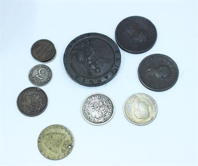 Lot 256 - A SMALL COLLECTION OF GB GEORGE III AND LATER COINAGE