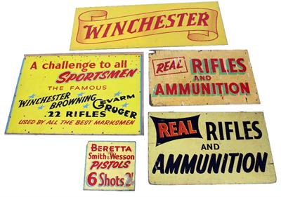 Lot 263 - FIVE MID TO LATE 20TH CENTURY FAIRGROUND SIGNS