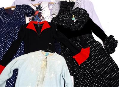 Lot 365 - A SELECTION OF LADIES VINTAGE DRESSES