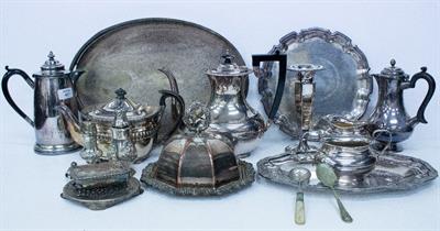 Lot 407 - A SELECTION OF EPNS AND PLATED WARE