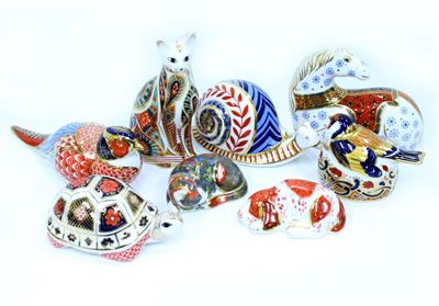 Lot 428 - A COLLECTION OF VARIOUS ROYAL CROWN DERBY PORCELAIN ANIMALS