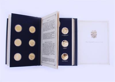 Lot 465 - THE CHURCHILL CENTENARY TRUST SILVER GILT COMMEMORATIVE MEDALS