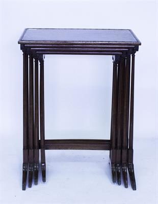 Lot 500 - A QUARTETTO OF MAHOGANY TABLES