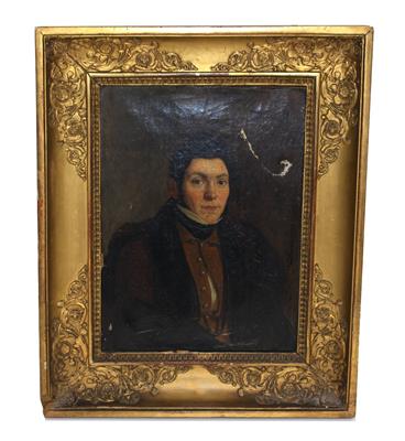 Lot 515 - A 19TH CENTURY CONTINENTAL SCHOOL PORTRAIT