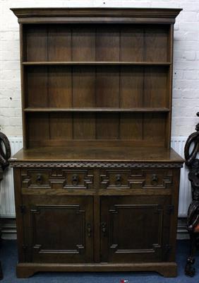 Lot 531 - A 19TH CENTURY OAK DRESSER