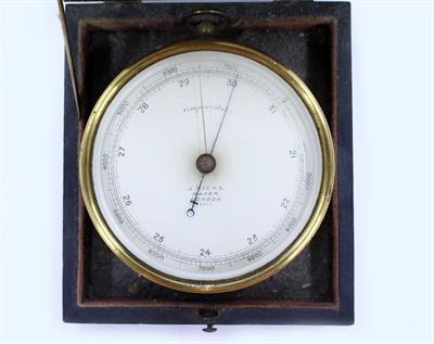 Lot 549 - A J.HICKS ANEROID BAROMETER