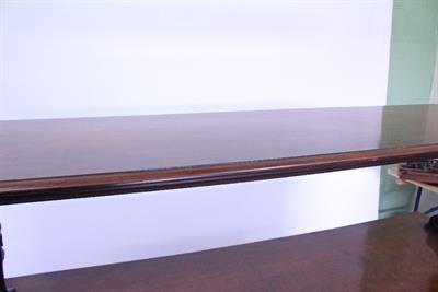Lot 558 - A VICTORIAN MAHOGANY TWO TIER BUFFET