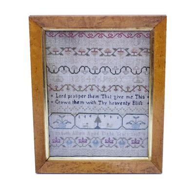 Lot 646 - A GEORGE III SAMPLER