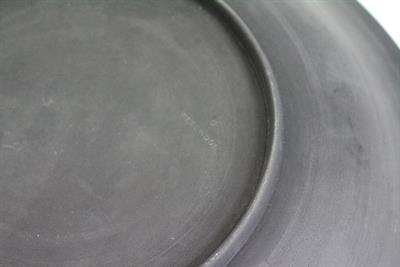 Lot 708 - A LATE 19TH CENTURY LARGE WEDGWOOD BLACK BASALT BOWL