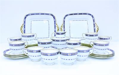 Lot 730 - AN EARLY 20TH CENTURY WEDGWOOD PORCELAIN TEA SERVICE