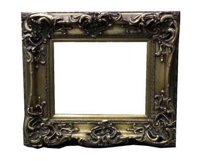 Lot 745 - A DECORATIVE GILT FRAMED RECTANGULAR WALL MIRROR