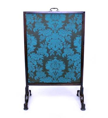 Lot 754 - A 19TH CENTURY ROSEWOOD FIRESCREEN