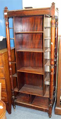 Lot 804 - A VICTORIAN MAHOGANY WHATNOT