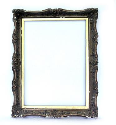 Lot 838 - SEVEN LARGE ANTIQUE GILDED GESSO PICTURE FRAMES