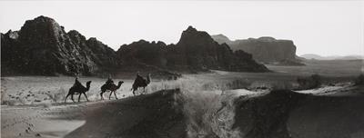 Lot 386 - A GROUP OF FIVE EARLY MIDDLE EASTERN PHOTOGRAPHS by repute T.E. Lawrence recruiting Arab officers