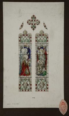 Lot 459 - A GROUP OF NINE LARGER FORMAT WINDOW DESIGNS of varying dates