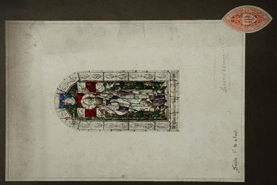 Lot 460 - SEVEN SMALL SINGLE WINDOW DESIGNS for Ince Blundell