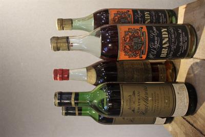 Lot 469 - 2 X 75CL BOTTLES OLD CHIVAS BROTHERS BRANDY 'OVER SIXTY YEARS OLD'