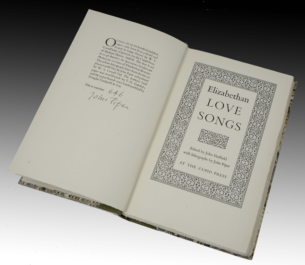 Lot 578 - ELIZABETHAN LOVE SONGS