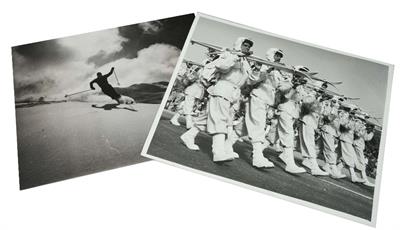 Lot 632 - A SELECTION OF FIFTY TWO WINTER SPORTS AND SKIING PRESS PHOTOS  FROM THE COLLECTION OF AMEDÉE GAUTIE