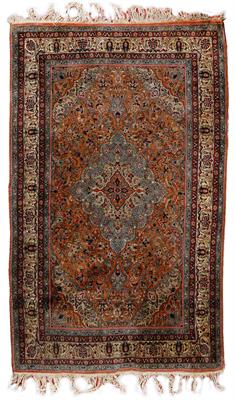 Lot 56 - A PERSIAN CAMEL GROUND RUG