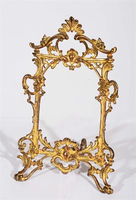 Lot 96 - A GILT METAL PHOTOGRAPH FRAME