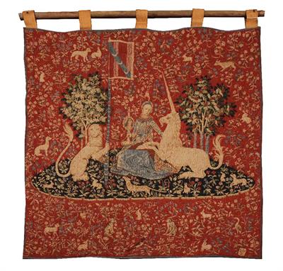 Lot 134 - A 16TH CENTURY STYLE FRENCH TAPESTRY PANEL