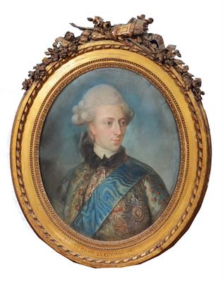 Lot 157 - A 19TH CENTURY OVAL PASTEL PORTRAIT OF PRINCE CHARLES EDWARD (BONNIE PRINCE CHARLIE)