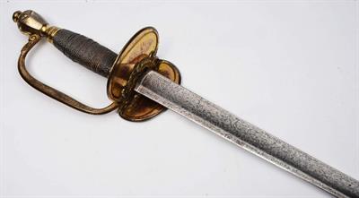 Lot 183 - A BRITISH PATTERN INFANTRY OFFICER'S SWORD