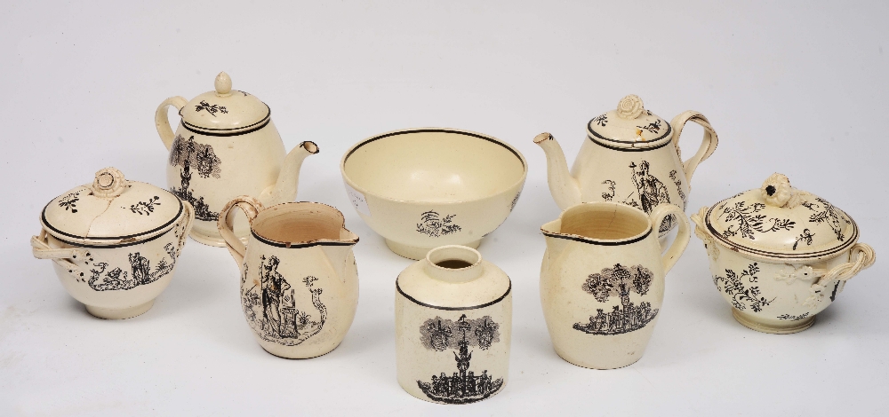 Lot 198 - A COLLECTION OF 18TH CENTURY CREAMWARE POTTERY