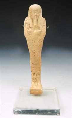 Lot 353 - AN ANTIQUE EGYPTIAN SHABTI FIGURE